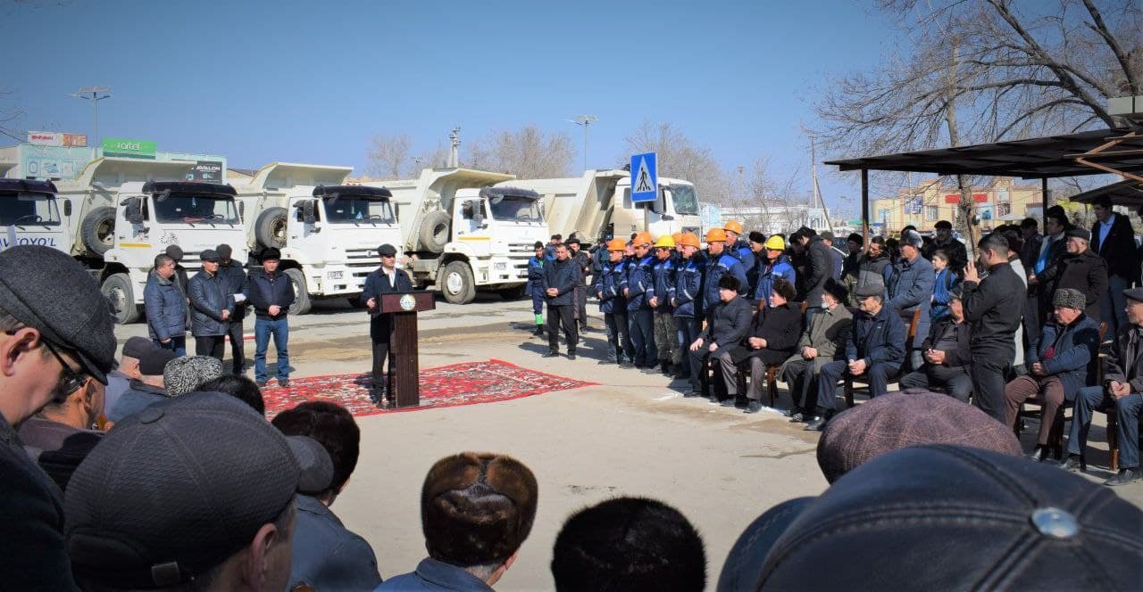 Хонқа туманида қиймати 47 миллиард сўм  бўлган оқава сув тизимини қурилишига СТАРТ берилди